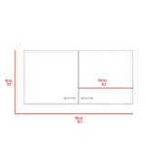 Oklahoma Wall Cabinet, Two Doors B128P148949