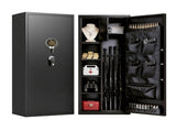 Rifle Safe, 7 Long Guns & 4 Handguns Storage, Fingerprint Password Unlock, Alarm & Silent Mode, 49075645
