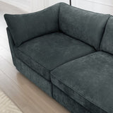 Armless sofa Velvet-Grey W3041P293505