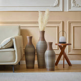 Desktop Vase, Brown Decorative Floor Vase, Classic and Neat Floor Vase, High Independent Flower W2796P261491