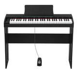 ZNTS GPP-100 61 Key Piano Semi-Weighted Standard Keyboards Digital Piano with Furniture Stand,MIDI 32712361