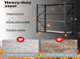 Heavy Duty Garage Shelving Units 64.5"H"67"W 21.6"D, 4-Tier Steel Adjustable Metal Storage 92709284