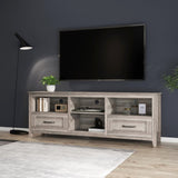 ZNTS 70.08 Inch Length TV Stand for Living Room and Bedroom, with 2 Drawers and 4 High-Capacity Storage 31749468