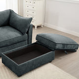 Armless sofa Velvet-Grey W3041P293505