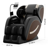 ZNTS Massage Chair Recliner with Zero Gravity with Full Body Air Pressure W1875P224680