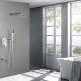 Shower System 10 Inch Square Bathroom Luxury Rain Mixer Shower Combo Set 81592500
