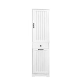 Laundry Cabinet ,with 1 Storage cabinet and 1 Drawer - White 81989550