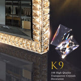 LED Crystal Mirror Light With Dimmable Lights W1340119591