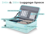 Luggage Sets 3 Piece, Expandable Carry On Luggage with TSA Lock Airline Approved, 100% PC W2098P147843
