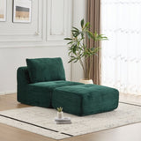 Modern Memory Foam Compressed Sofa,Single Chaise Longue for Living Room,Pet-Friendly Cloud Modular 80580972