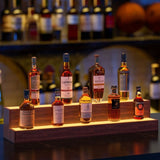 LED Lighted Liquor Bottle Display Shelf, 37 Inch Bar Display Shelf, DIY Illuminated Bottle Shelf W2178P163144
