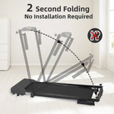 Treadmills for Home, Treadmill with LED for Walking & Running 46428995