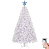 6 FT Pre-lit Artificial Christmas Tree, Xmas Tree Hinged Branches with 300 Cold/Pink/Warm 28553387