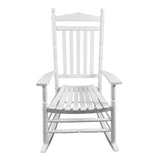 BALCONY PORCH ADULT ROCKING CHAIR - WHITE W49540381