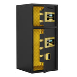 ZNTS Large Double-door Coin-operated Safe,Digital Security Safe with Fireproof and Waterproof Bag,5.0 W1779P180734