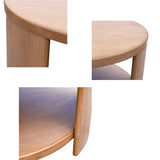 Round Coffee Table with Shelf B035P217813