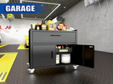 2 Door 1 Drawer Tools for Garage, Lockable Garage Storage, Locking Metal Storage 17815795