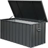 120 Gallon Outdoor Storage Deck Box Waterproof, Large Patio Storage Bin for Outside Cushions, Throw W1859131832