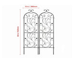 Garden Trellis for Climbing Plants, 60 x 15 in 2-Pack, Rustproof Metal Flower Trellis, Outdoor 40840978