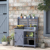 Garden Work BenchOpen Shelf Storage 03784169