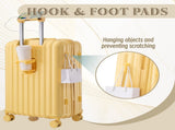 20"/24"/28" 3 pcs/set in ABS Spinner Wheel Luggage, Carry on Suitcase, with Cup Holder & USB Port & 02827536