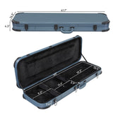 Electric Guitar Square PU Hard Case with Protective Sleeve Fits ST TL Burning 95197785