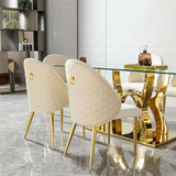 stainless steel dining chair W2723P262936