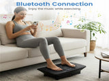 Black Full Body Vibration Plate Exercise Machine, 10 Adjustable Speed Levels with Remote Control & 13013998