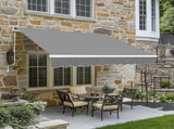 98.4"D x 117"W x 59"H Retractable Awning Grey 79175218
