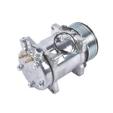 12V A/C Air Conditioning Compressor w/Clutch Replacement for Sanden 508 8-Groove Serpentine Pulley 97842305