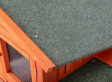 61" Wooden Chicken Coop Hen House Rabbit Wood Hutch Poultry Cage Habitat 34653471