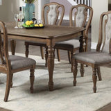 Transitional Style 1pc Dining Table Ash Oak Rectangle Table Unique Design Legs Kitchen Dining Room B011P222857