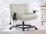 Chenille Criss Cross Office Chair with Air Lumbar Support, Flip-up Adjustable Arms, Built-in 11998236