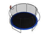 14 foot trampoline with safety fence - Outdoor backyard bouncing mat, including ladder and W2071P319084