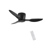 ZNTS 40" Flush Mount Ceiling Fan without light, 3 Reversible Blades, with 6 Speeds Reversible DC W2352P194033