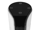 TS-03RW US Standard 42 Inch Cylindrical Tower Fan, 110V 65W, All-Copper Motor, Black & White Plastic 43760026