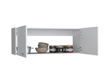 Napoles 39" W Double Door Wall Cabinet White B200P240265