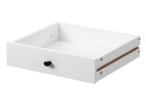 3-Drawer European-Style Nightstand with Curved Legs Painted MDF Storage Cabinet 18.9*13.4*27.6in 63294959