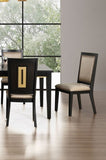 Espresso Set of 2pc Dining Chairs Contemporary Style Wooden Comfort Dining Room Kitchen B011P311023