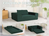 Compression Human Dog Sofa Bed for Adult & Pets,Modern Floor Couch With Pillow for Living Room 32722430