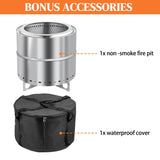 19.3*19.3*19.3in Smokeless Fire pit 40643752