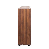 Shoe Cabinet, 5-Tier Shoe Storage Cabinet with Adjustable Shelves, Wooden Shoe Rack Organizer with W331P242462