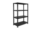 Plastic Shelves, 4-Shelf Storage rack, Multi-Purpose Storage Shelf, Plastic Storage Shelves 50798863