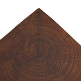 GEOMETRIC MGO SIDE TABLE,DARK BROWN COLOR N770P262073B