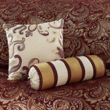 12 Piece Comforter Set with Cotton Bed Sheets Red King B035128827