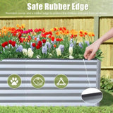 6x3x2ft Galvanized Raised Garden Bed, Outdoor Planter Garden Boxes Large Metal Planter Box for W1859P197915