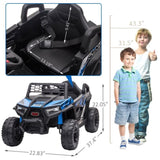 12V kids Ride On Mini UTV, Electric Car with Front LED Lights and Horn, Single Seat with a Safety W2181137739