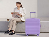 HIFINE TOURIST 20"/24"/28" 3 pcs/set in ABS Spinner Wheel Luggage, Carry on Suitcase, Matching W2787P342136