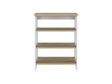 Nashua 4-Shelf Linen Cabinet Light Oak and White B06280362