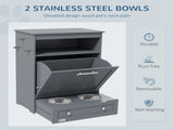 Pet Feeder Station Storage Cabinet 48390082